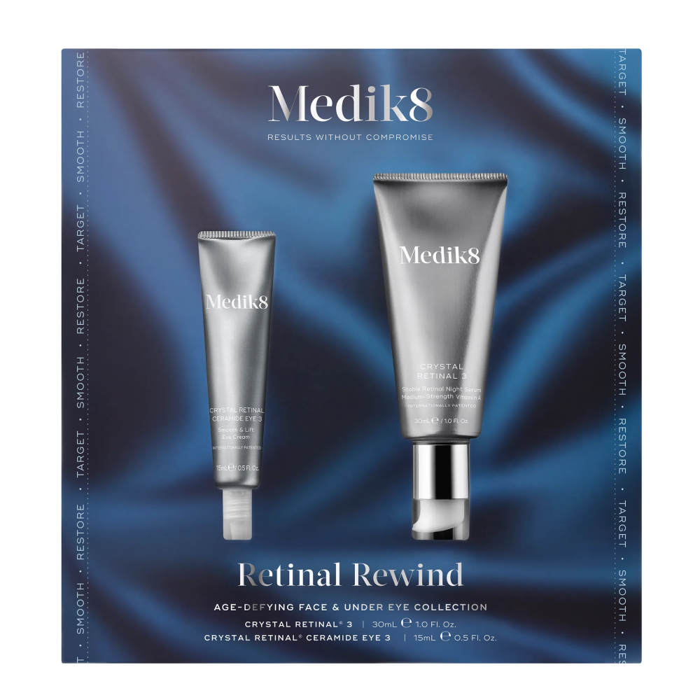 MEDIK8 Retinal Rewind - Набір для омолодження шкіри обличчя та зони навколо очей MEDIK8 Retinal Rewind - Набір для омолодження шкіри обличчя та зони навколо очей